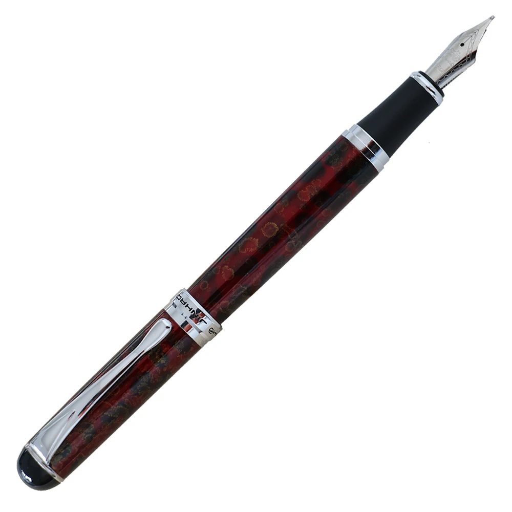 Lave Red Ручки перьевые jinhao X750 два СИБ 0.5 мм 1.0 мм изгиб перо каллиграфии пера высокое качество канцелярия чернила ручки для записи - Цвет: Lave Red