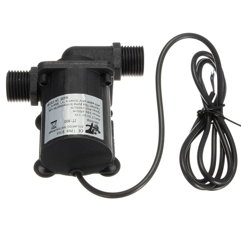 

IP68 DC12V 5M 800L/H Ultra Quiet Brushless Motor Submersible Pool Water Pump for RC Models Spare Parts