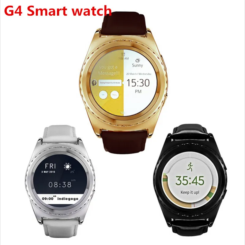 

G4 PK gear s2 Smart Watch Clock Support SIM/TF Card Sync Notifier With Sim Card Bluetooth 3.0 Connectivity For Android Phone