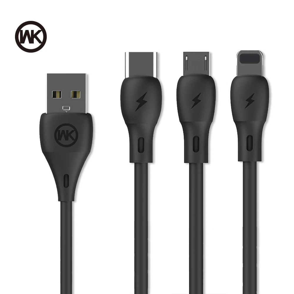 

WK USB Cable Type C Cable Micro USB Cable for Samsung Xiaomi Huawei LG Charging USB Cable for iPhone XS MAX X XR 8 7 6 6S puls 5