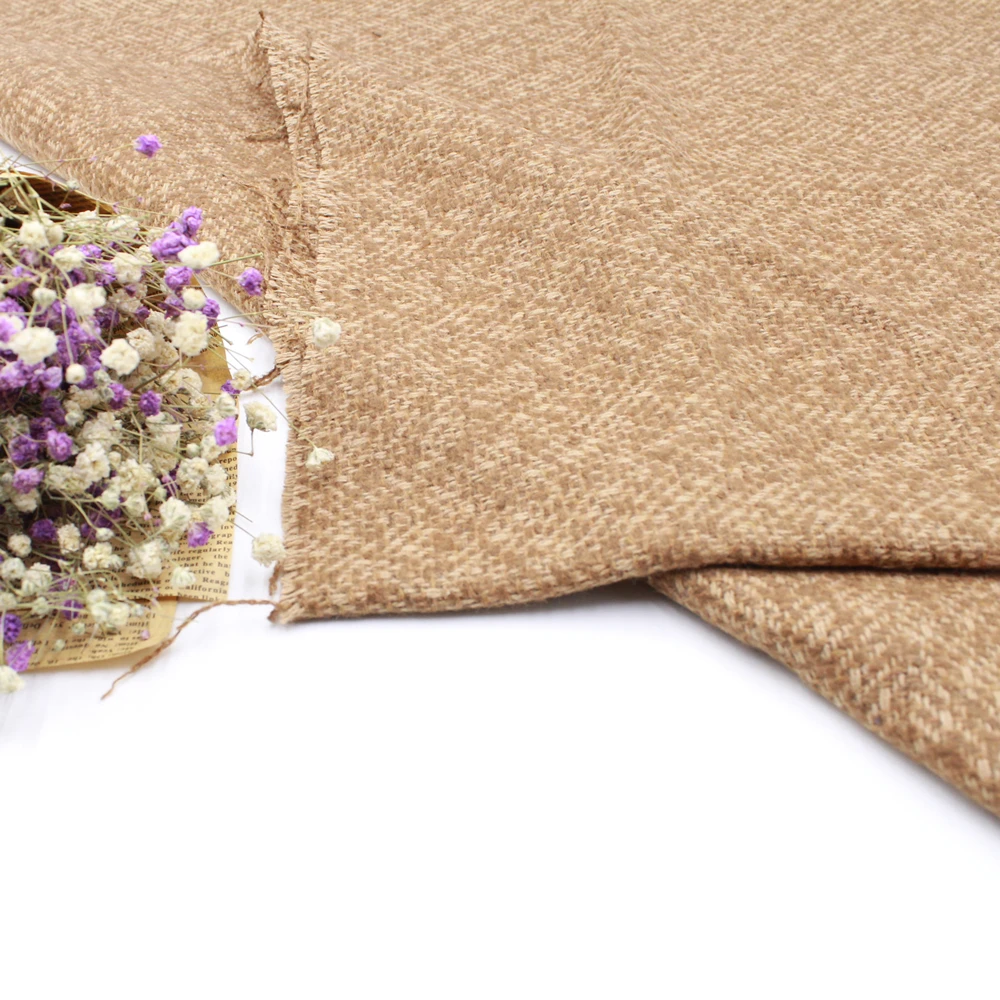 

YLSX Summer Cool Cross Weave Hand Made Bonnet Shawl Picnic Fabric Wool Fabric 150cmX50cm