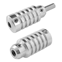 Микроблейдинг тату ручки набор ручка 10 шт. Алюминий татуировки задний стержень с фокусным расстоянием 25 мм для иглы тату татуировки держатель-зарядка для прибора инструмент