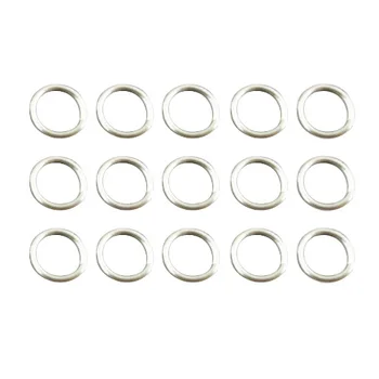 

2500Pcs Silver Tone Open Jump Rings 8x1mm Wholesale