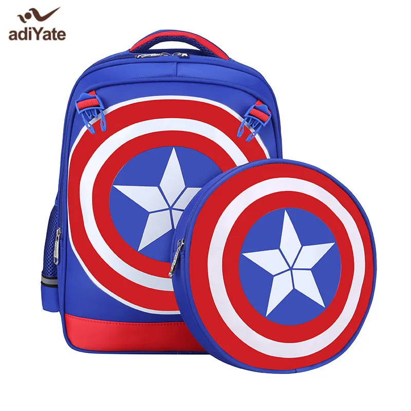 ADIYATE Captain America Backpack Cheap Backpacks Children School Bags