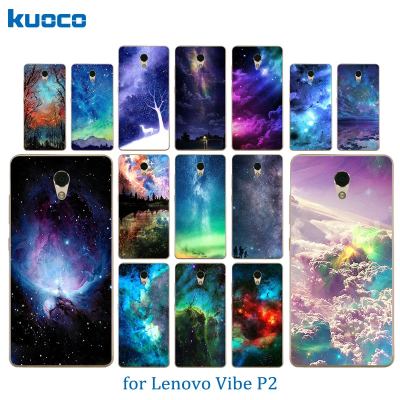 Мягкая задняя крышка из ТПУ для Lenovo Vibe P2 P2a42 чехол телефона с рисунком звездного