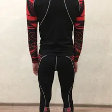 Мужское термобелье набор горячей сухой технологии поверхность Теплая эластичная сила