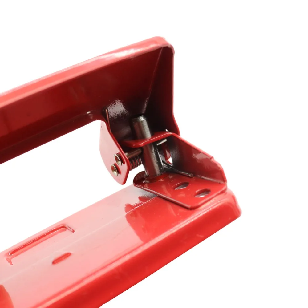 Mini Double Hole Puncher Portable Metal ABS 10-sheet aperture 6mm School Office Stationery