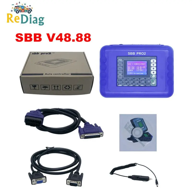 Профессиональный SBB V48.88 SBB PRO2 обновленный funtion as SBB v48.02/V33.01/V33.02 мини-zed-bull ключ программатор для автомобилей to2017