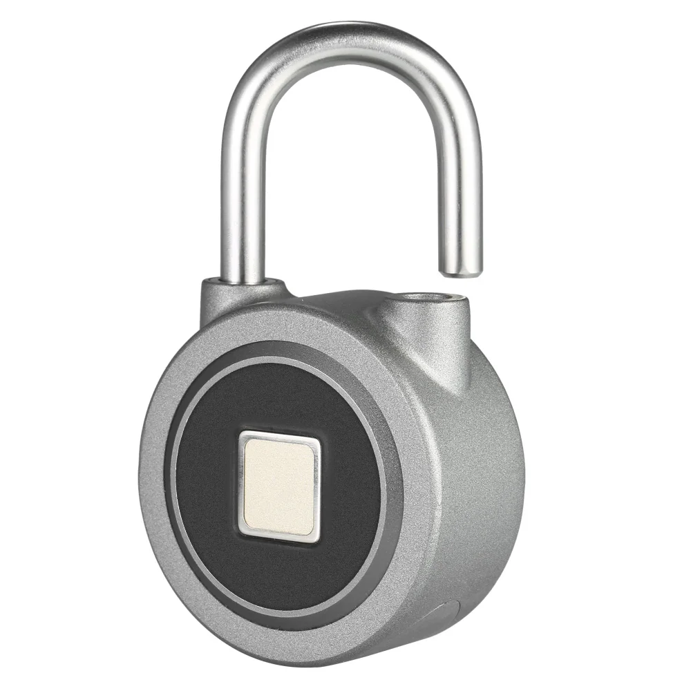 Fingerprint Smart Keyless Lock Waterproof APP Button Password Unlock Anti-Theft Padlock Door Lock for Android iOS System
