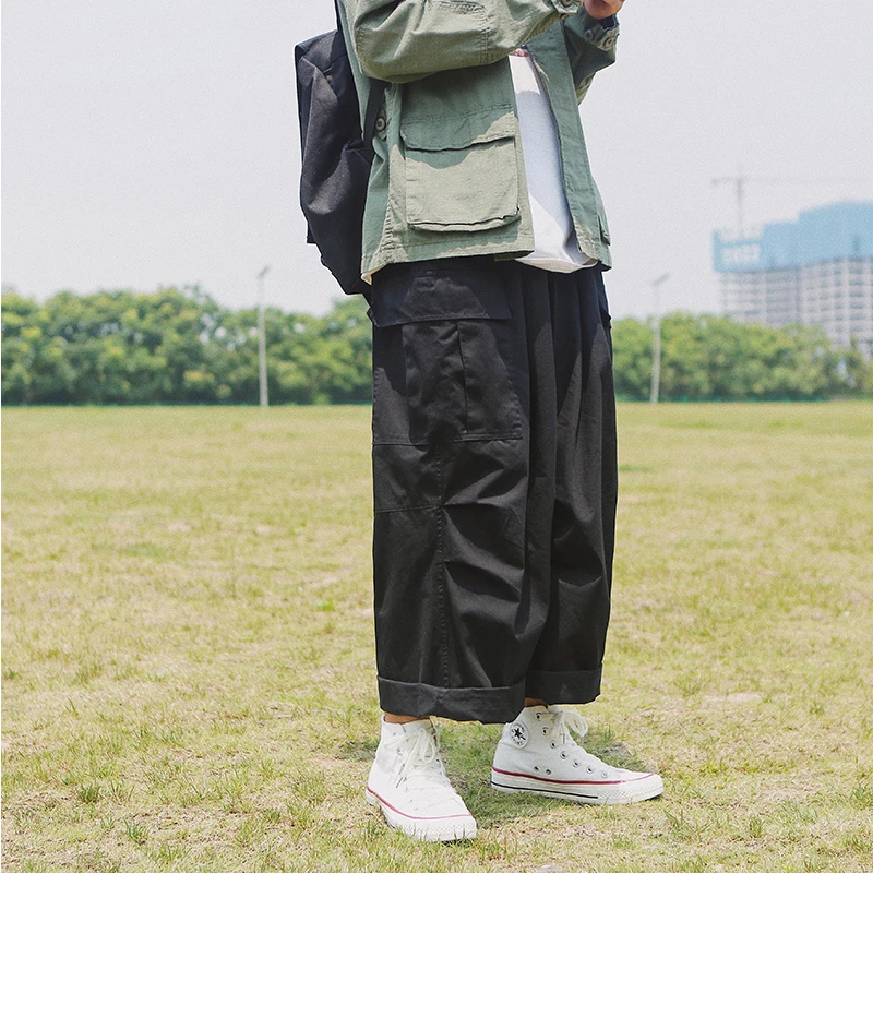 Privathinker мужские осенние зимние японские Джоггеры мужские утепленные брюки в стиле Харадзюку брюки мужские Модные свободные широкие брюки
