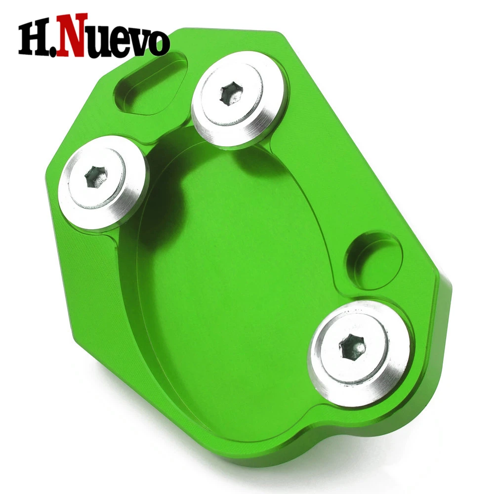 For Kawasaki Z800 Z 800 2013-2015 CNC Kickstand Side Stand Enlarger Plate Pad For Kawasaki Z1000 Z1000SX Z 1000 SX 2010-2015 (27)