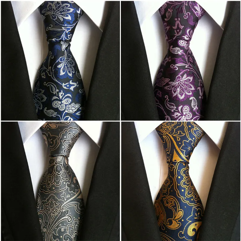 8 см Мода Цветочный узор галстуки из полиэстера для мужской свадебный костюм вечерние Бизнес Foemal шеи галстук широкий галстук