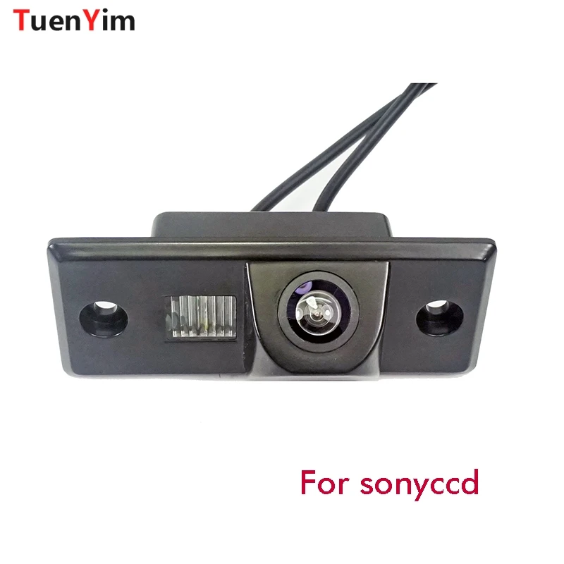 for Sony CCD camera Проводная Беспроводная Автомобильная камера заднего вида для парковки Volkswagen Tiguan Touareg Poussin Старый Passat Porsche Cayenne Fabia Polo Golf - Название цвета: for Sony CCD camera