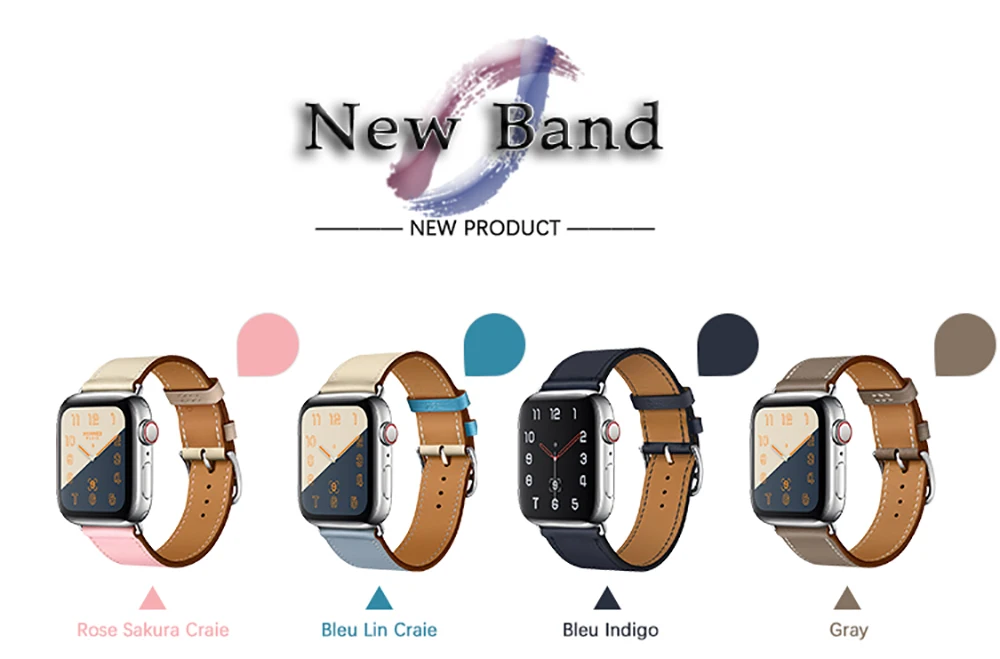 Couro genuíno único turismo bandas para apple assistir série 3 2 1