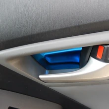 Чашки под ручки открывания дверей накладки под салонные ручки из нержавеющей стали для Toyota Prius 30 ZVW30 3го поколения 2010 2011 2012 2013