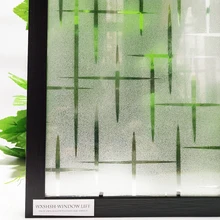 WXSHSH 3D крестообразная матовая декоративная пленка для стекла, без клея статическая цепляющая уединенная стеклянная оконная пленка, размер 17," на 78,7"