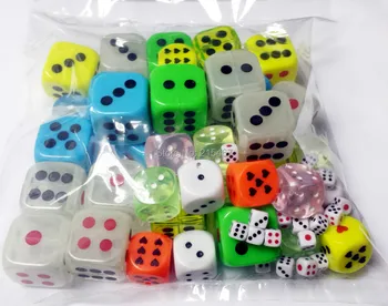 

200 pc OF DICE BAG GAME ASSORTED DICE NEW PINATA WHOLESALE Super Mega Value Pack novelty birthday party favors toy prize gift