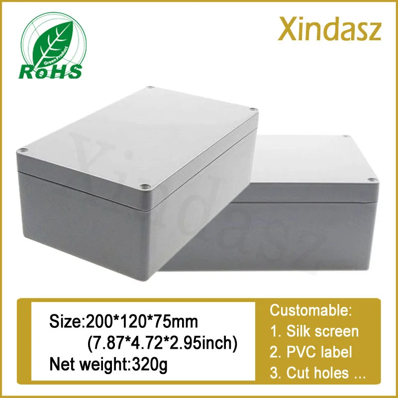 

200*120*75mm Water-proof enclosure box waterproof monitor enclosure electrical junction boxes
