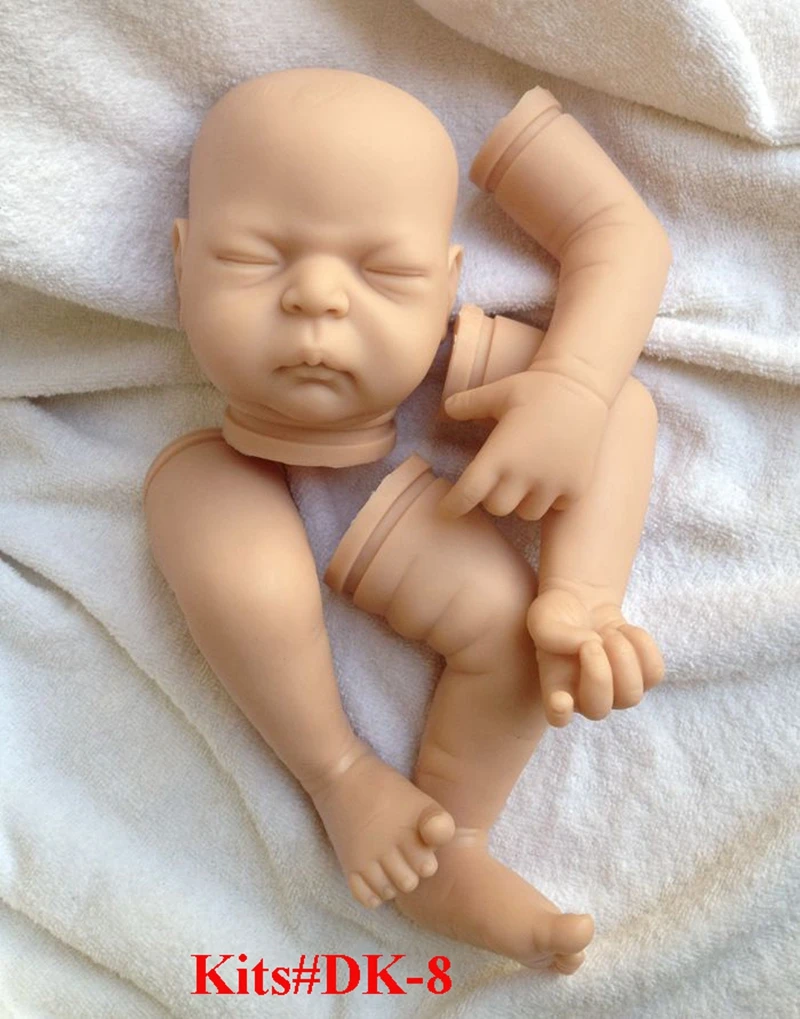 21 дюймов DIY девушка винилсиликоновых Reborn Baby Doll комплект неокрашенной пустой кукла комплект Игрушечные лошадки для детей, мягкие виниловые