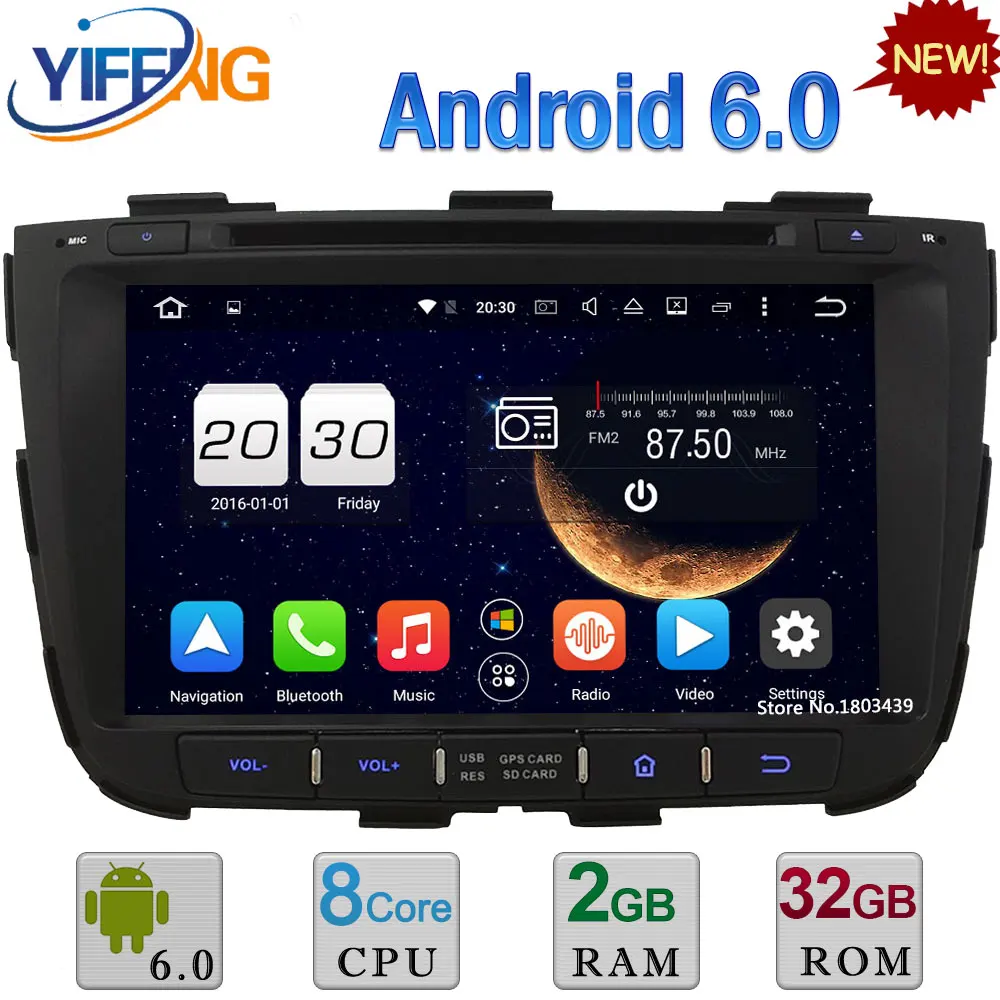 8 2GB RAM 32GB ROM Octa Core Android 6 0 3G 4G WIFI DAB BT Car