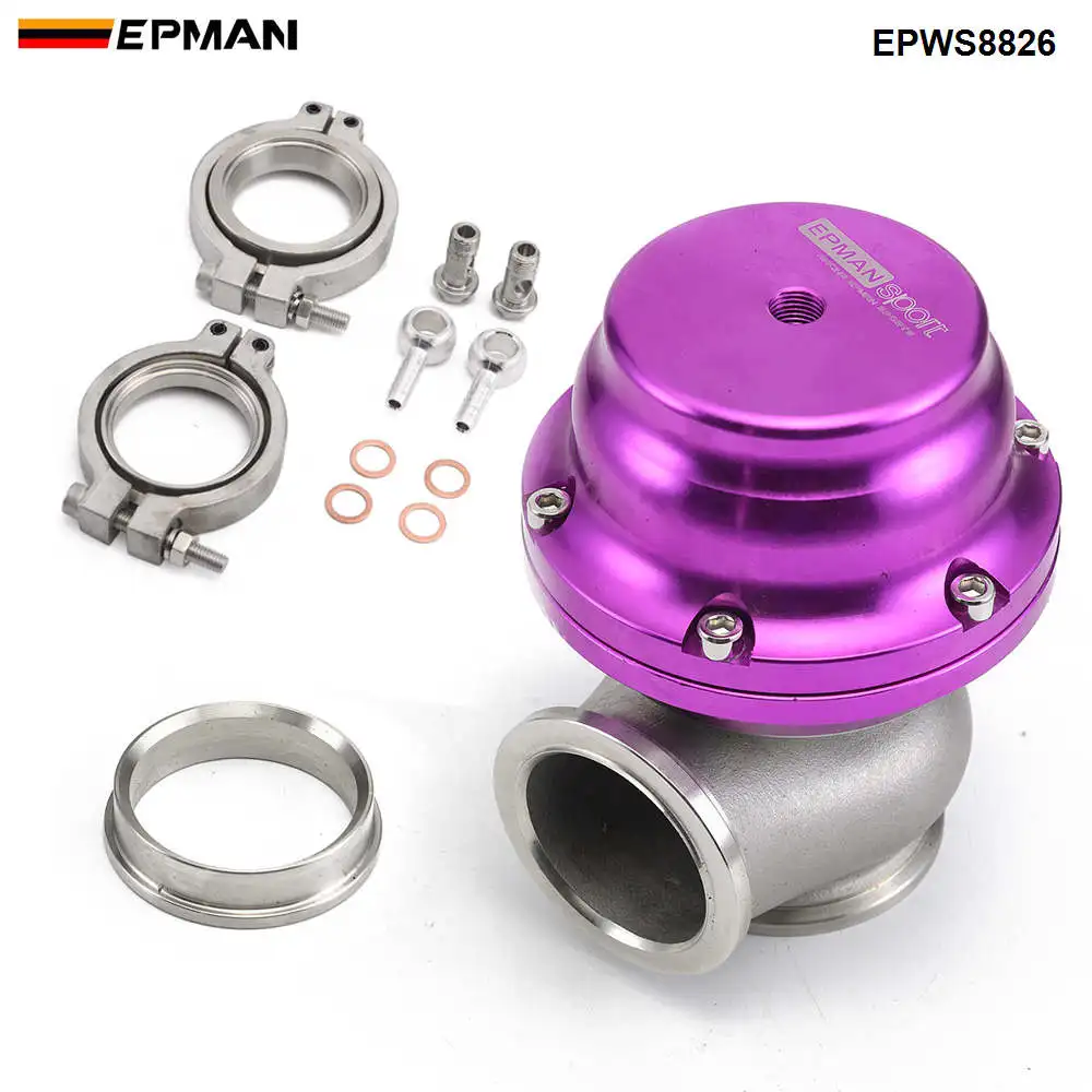 Epman Racing 44 мм турбонаддув коллекторная выхлопная труба Turbo Boost V-band зажим сточные ворота EPWS8826 - Цвет: Фиолетовый