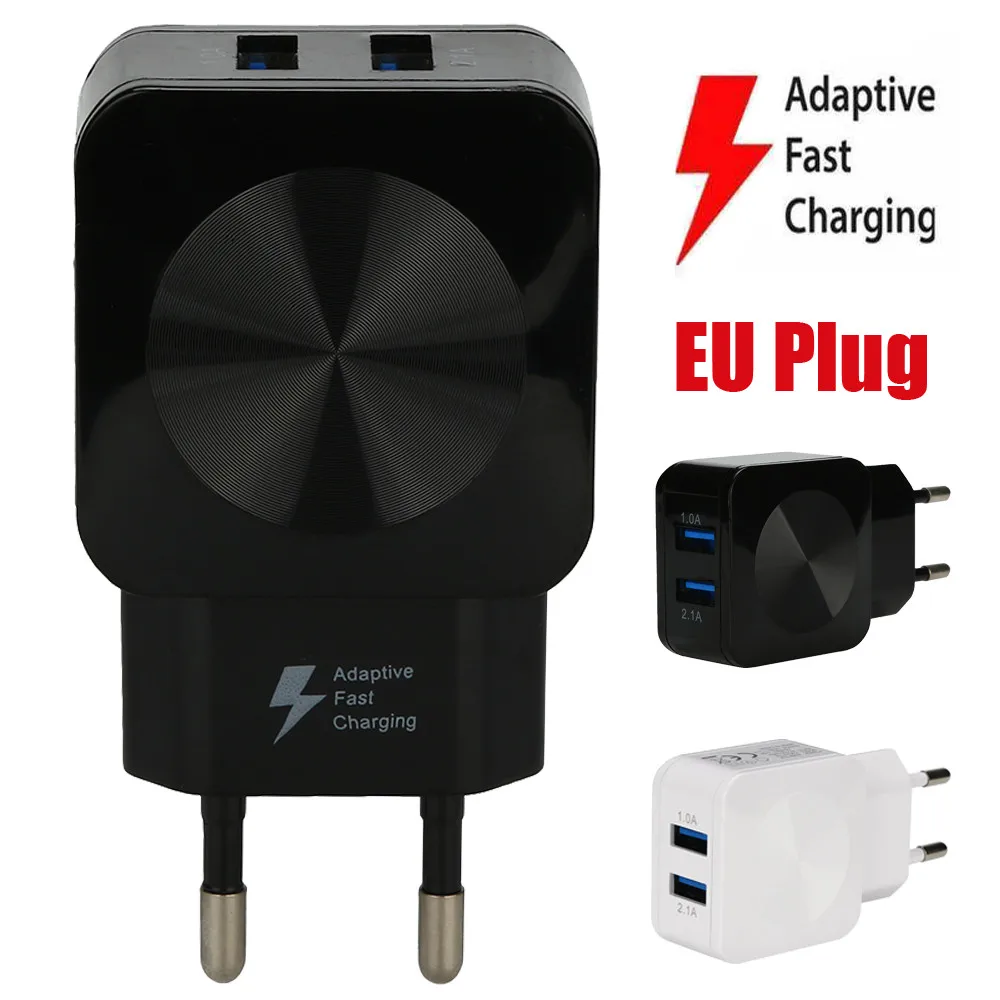 

2.0 Wall Charger Charging For Smartphone Universal EU 5V 3.1A EU 2-Port USB2.0 Wall Charger Charging For Smartphone JL3