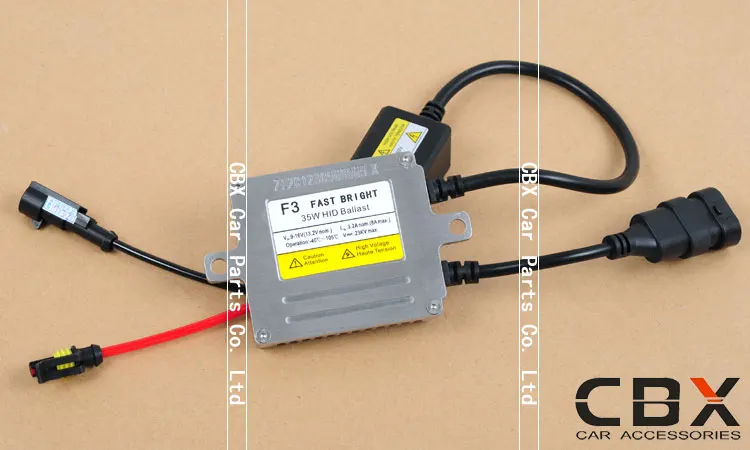 35W 12V AC Fast Start-up Slim HID Bi Xenon Ballast F3 1