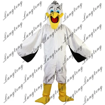 

Hot Sale white Pelican Toucan Mascot Costume Adult Size Halloween Outfit Fancy Dress Suit Free Shipping 2019New