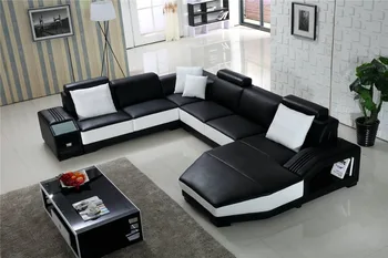 

Modern Living Room Furniture Leather Sofa Set Sofa Bed