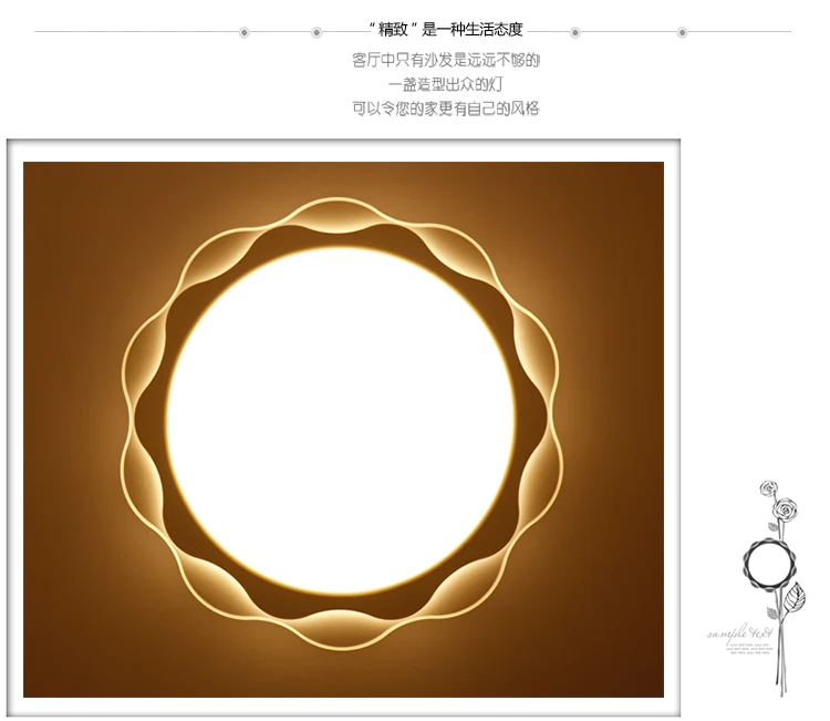 Спальня свет круглый потолочный светильник простые современные романтические теплый цветок в форме дистанционный пульт светодиодный