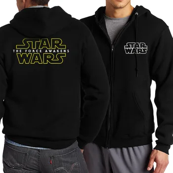 

Movie Fans Star Wars/ Zippered Hoodie 2019 Spring Autumn Men Hoodies Plus Size Men Coat Outwear Jacket