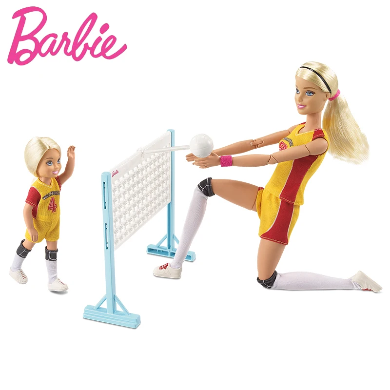 

Original 2018 Fashion Doll Little volleyball teacher for Barbie Girl Gift The Girl A Birthday Present Girl Boneca FRL33
