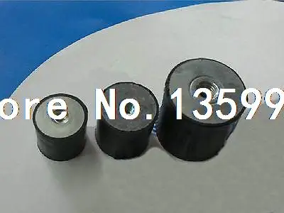 

10 pcs Double end Female Thread M8 Rubber damper Rubber Mount Size 30mm*20mm