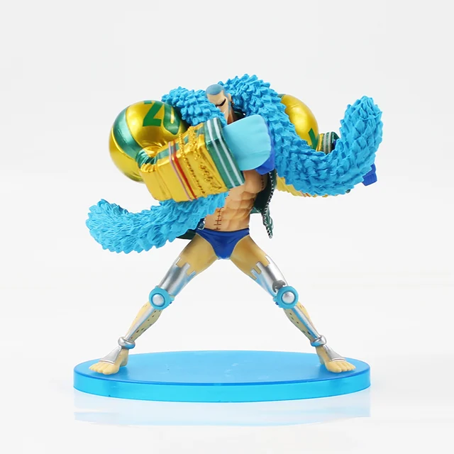 26cm/10.2in 20th Anniversary Action Figure ver Blue Dress Anime Figures/Dolls PVC Material Static Stance Status/Model Toys/Collection/Decoration/Gifts GOGOGK One Piece Straw Hat Pirates Franky 26cm/10.2in 20th Anniversary Action Figure ver Blue Dress Anime Figures/Dolls PVC Material Static Stance Status/Model Toys/Collection/Decoration/Gifts GOGOGK One Piece Straw Hat Pirates Franky