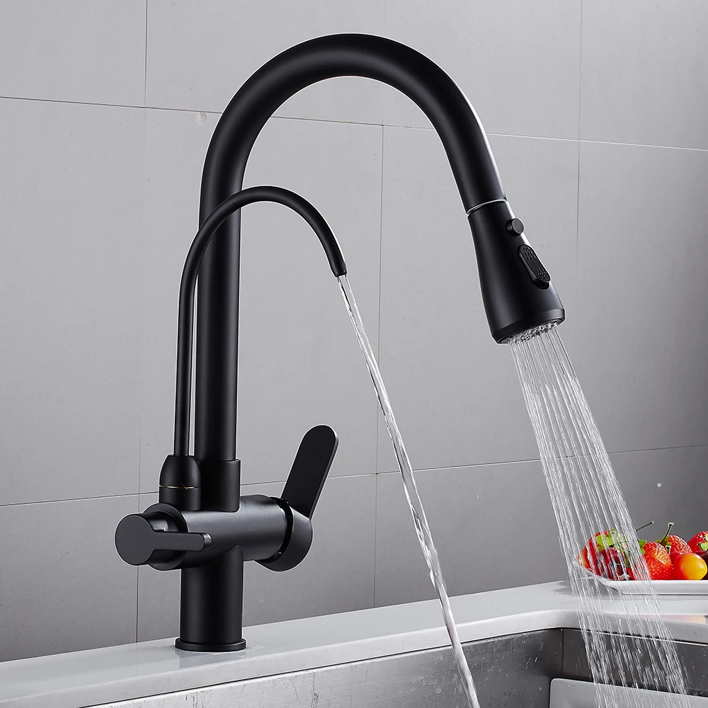  Kitchen Faucets torneira para cozinha de parede Crane For Kitchen Water Filter Tap Three Ways Sink  - 32964779731