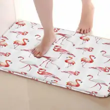 Фламинго стиль Коврики для улицы, смешной Противоскользящий коврик для ванной, коврики, дверные коврики под входную дверь
