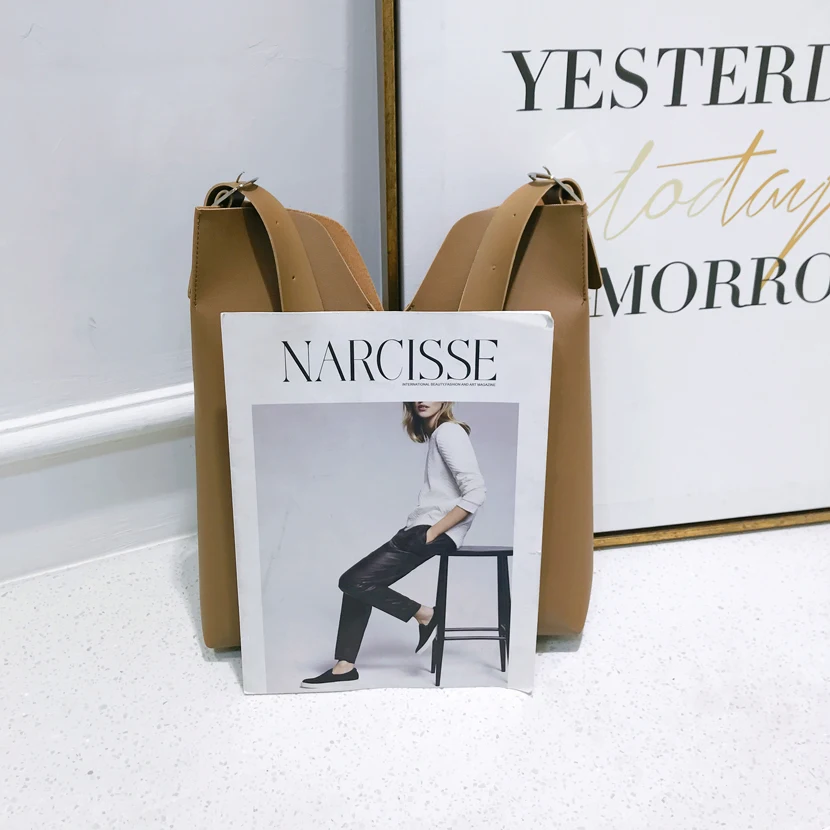 Goede Luxe Handtassen Vrouwen Tassen Designer Casual Vrouwen Handtas Beroemde Merk Lederen Dames Handtassen Eenvoudige Schoudertas voor Vrouwen Sac