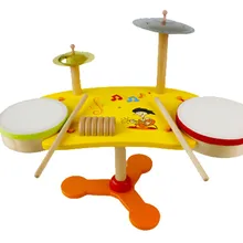 Новая игрушка деревянные кубики баб детские игрушки деревянный барабан набор музыкального инструмента обучения образовательный Дошкольный Обучение