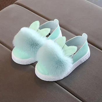 

Kids Girls Shoes Lovely Toddlers Baby Girls Rabbit Ear Pompom Shoes For Girls Dress Princess Shoes Sneakers