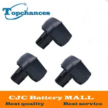 High Quality 3X New Ni-Mh 12V 3.0Ah Power Tool Batteries for METABO 6.25473 ULA9.6-18 BS 12 SP BSZ 12 Impuls
