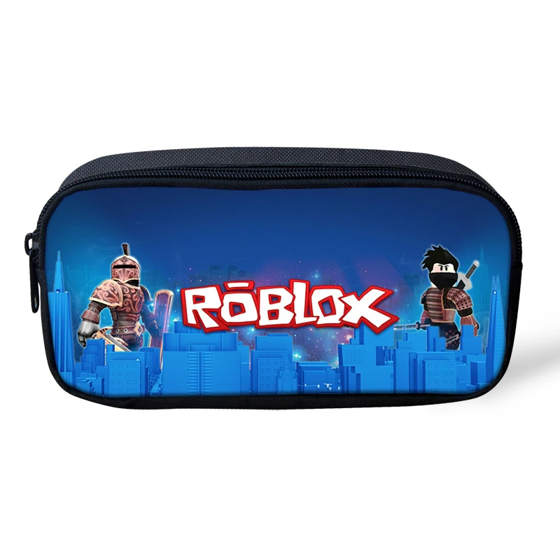 Roblox Pattern Children Pencil Case Game Bag Cosmetic Bags - pen mesh roblox