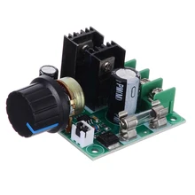 DC 12V-40V 10A PWM Motor Speed Controller Dimmer Voltage Regulator Control Switch with Knob Electrical DC Speed Controller pwm ccm2nj dc motor speed regulator stepless variable speed switch pulse width 12 40v