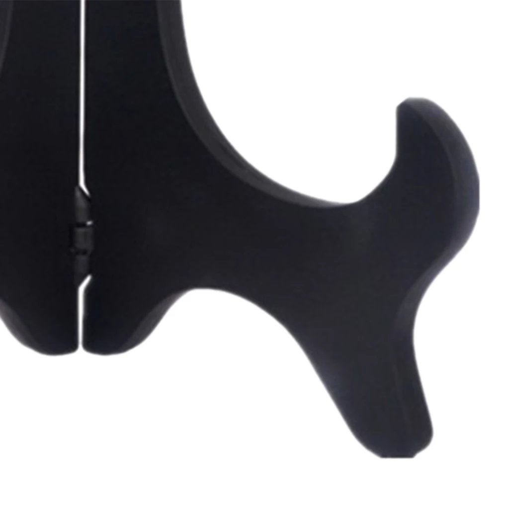 4' Acrylic Display Easel Stand Plate Bowl Picture Photo Pedestal Holder_BLK