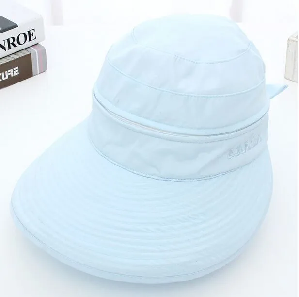 Дышащая летняя шляпа для женщин с бантом, большой край козырька, кепки, анти-УФ, солнцезащитные шапки светло-голубой, темно-синий, Chapeu Feminino HT51039+ 38
