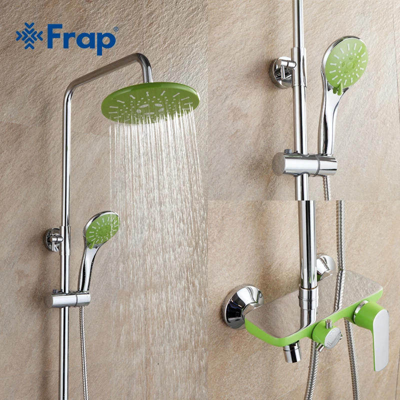 Frap Multicolor Spray painting Kitchen sink Faucet Cold and Hot Water Mixer Tap crane torneira Double Handle 360 Rotation F5408