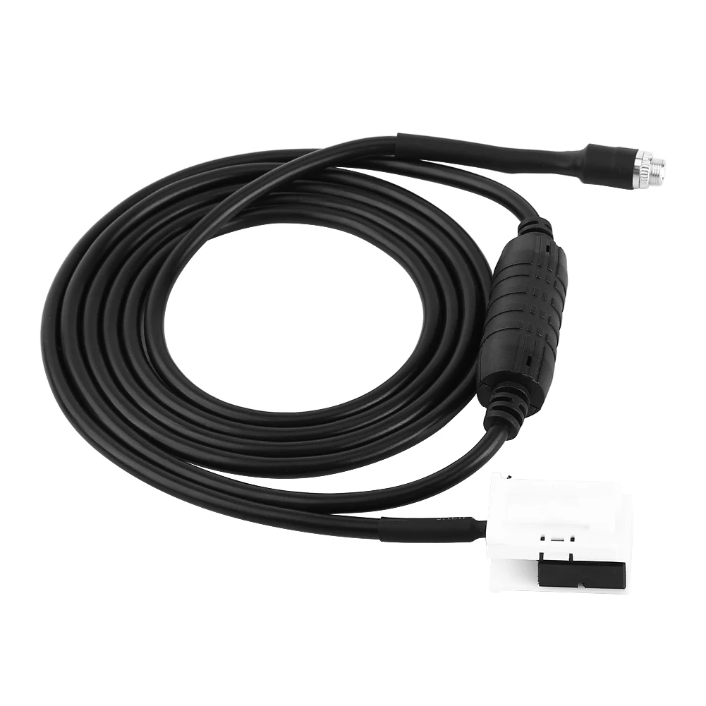 SOONHUA Audio Cable 12 Pin AUX Auxiliary Audio Input Kit Iphone Ipod Adapter Cables For BMW E60 E61 E63 E64 SOONHUA Audio Cable 12 Pin AUX Auxiliary Audio Input Kit Iphone Ipod Adapter Cables For BMW E60 E61 E63 E64