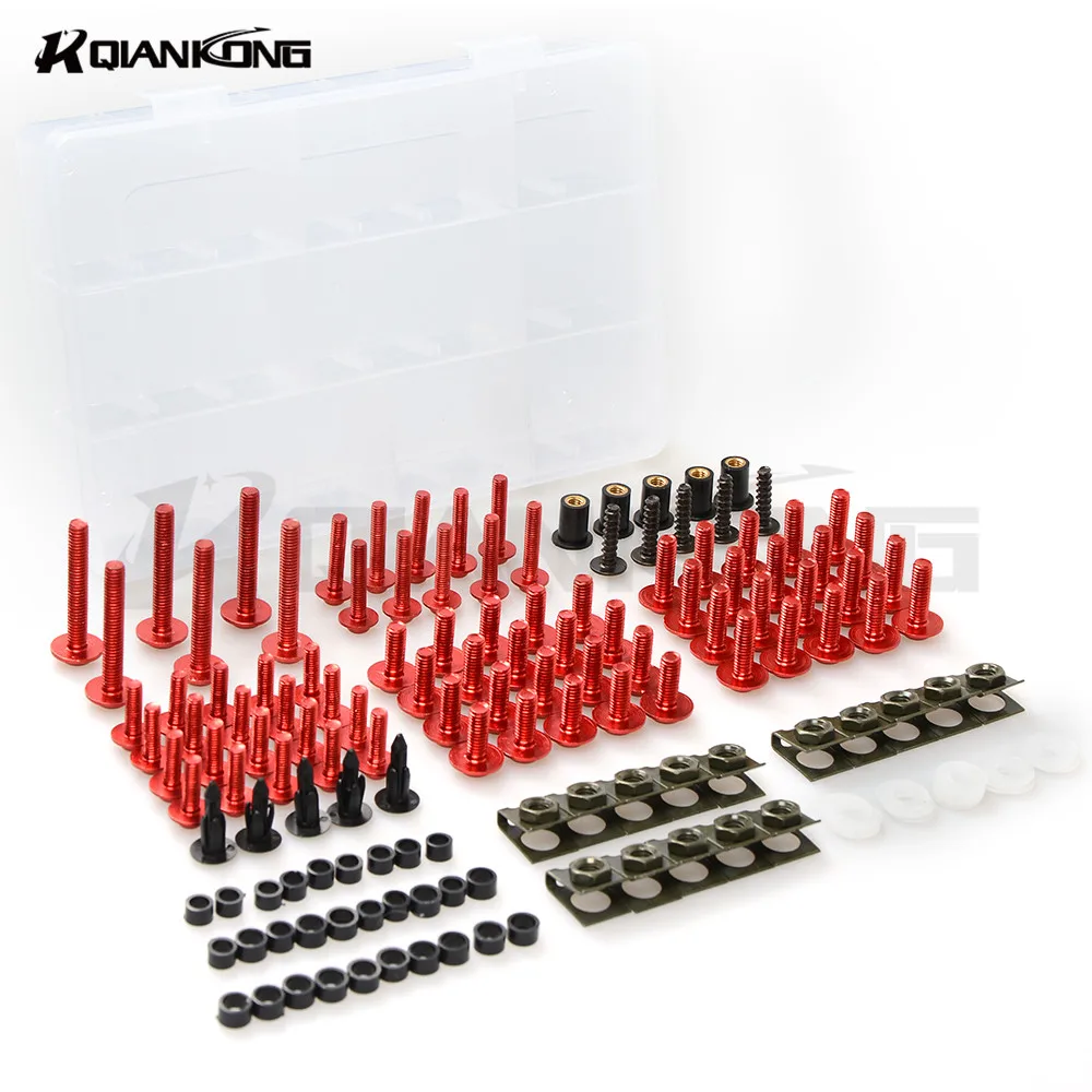 for universal Motorcycle Motorbike Fairing Bolts Spire Fastener Clips Screw Spring Nuts for Benelli BN302 BJ125-3E BJ500GS