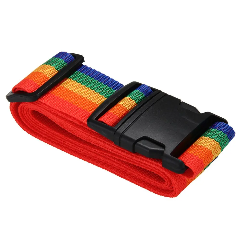 TEXU Rainbow Luggage belt strap Belt Cord Rope for Suitcase Travel Bag
