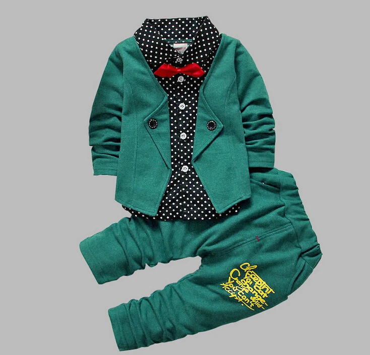 Детские комплекты из трех предметов, комплекты одежды для маленьких мальчиков и девочек, детский комплект одежды из 3 предметов с бантом+ пальто+ штаны, осенний костюм для маленьких девочек