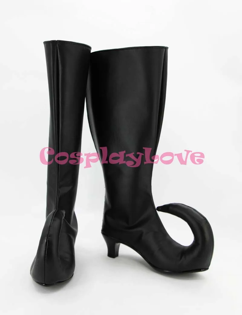 Soul Eater Cosplay Blair Black Cosplay Boots shoes (2)